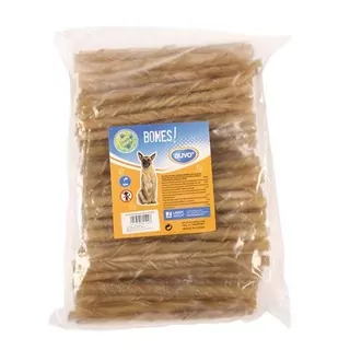 DUVO+ BONES! Točené byvolie tyčinky 12,5cm - 7/8mm 100ks