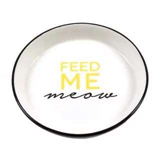 DUVO+ Keramická miska pre mačky - Feed me meow 13,8cm