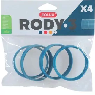 ZOLUX RODY3 spojovací krúžok modrý 4ks