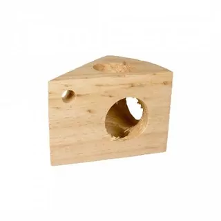 DUVO+ Drevená hračka na hlodanie pre hlodavce - syr