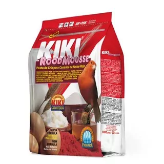 KIKI ROODMOUSE - RED 1kg na vyfarbenie- kanár
