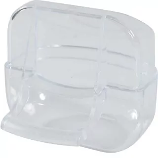 ZOLUX Krmítko transparentné pre vtákov s bidlom