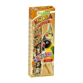 NESTOR Tyčinka pre papagáje s piškótami 2ks 115g