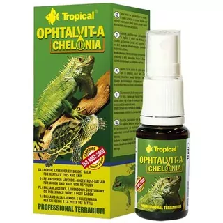 TROPICAL Ophtalvit-A Chelonia 15ml bylinný balzam pre oči a kožu pre plazy