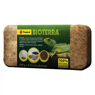 TROPICAL Bioterra 650g kokosové podložie do terária a insektária