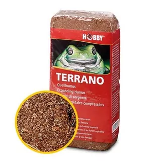HOBBY Terrano Expanding Humus 8l lisovaný suchý blok substrát