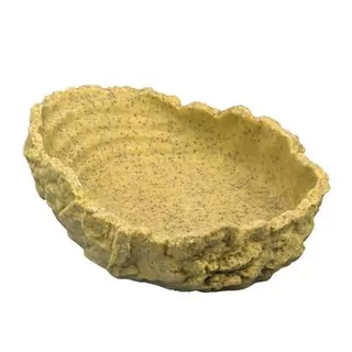 HOBBY Miska na pitie M 150ml okrová pre plazy 17x12x4