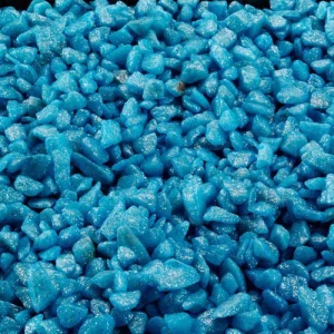 EBI AQUA DELLA Glamour Stone 6/9mm 2kg INDIAN-BLUE -Farebný trblietavý štrk do akvária