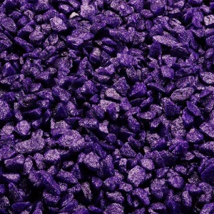 EBI AQUA DELLA Glamour Stone 6/9mm 2kg URBAN-PURPLE -Farebný trblietavý štrk do akvária