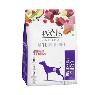 4Vets AIR DRIED NATURAL VETERINARY EXCLUSIVE GASTRO INTESTINAL 1kg 