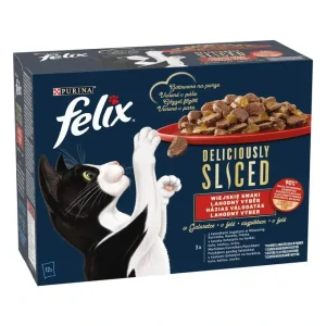 FELIX ® Deliciously Sliced ​​multipack Farm Selection 12×80 g