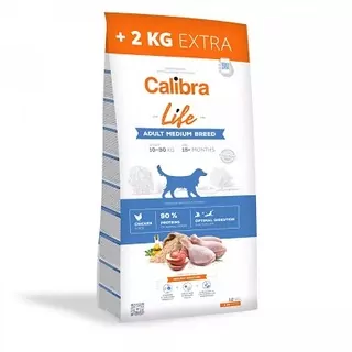 Calibra Dog Life Adult Medium Breed Chicken 12kg