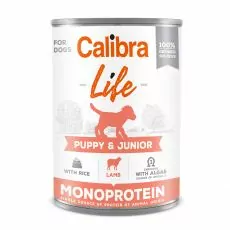 Calibra Dog Life konz.Puppy&Junior Lamb&rice 6x400g