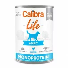 Calibra Dog Life  konz.Adult Chicken with rice 6x400g