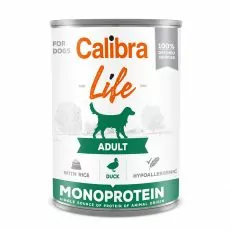 Calibra KONZERVA dog Adult Life Duck & Rice 6 x 400g