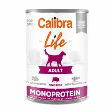 Calibra KONZERVA dog Adult Life Wild boar & Cranberries 6 x 400g