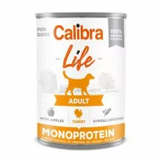 Calibra KONZERVA dog Adult Life Turkey & Apple 6 x 400g