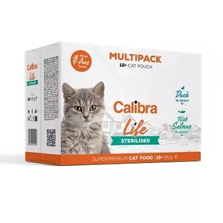 Calibra Cat Life kapsičky Sterilised Multipack 96x85g