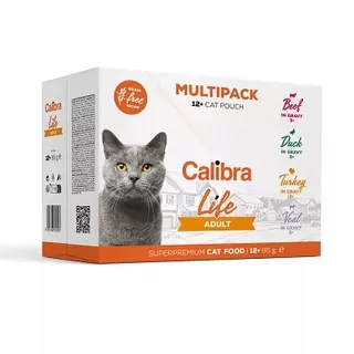Calibra Cat Life kapsičky Adult Multipack 96x85g