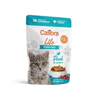 Calibra Cat Life kapsa Sterilised Duck in gravy 96x85g