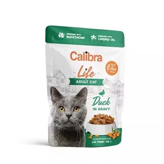 Calibra Cat Life kapsička Adult Duck in gravy 96x85g