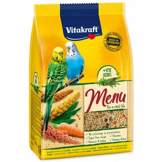 Menu VITAKRAFT Vital pre andulky 500g