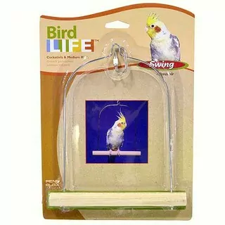 PENN PLAX BIRD LIFE Hojdačka drevená pre korely 18x24cm
