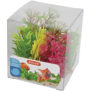 ZOLUX Set umelých rastlín BOX 6ks - typ 4