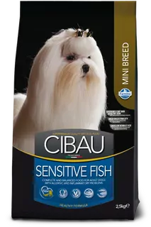 MO SP CIBAU pes adult mini, sensitive fish 2,5 kg