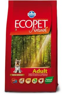 ECOPET NATURAL DOG ADULT MINI 12KG GRN