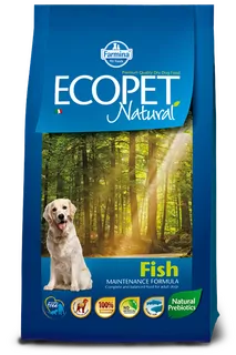 ECOPET NATURAL DOG FISH MED 12KG GRN