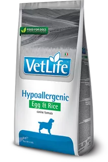 VET LIFE DOG HYPO EGG&RICE 2KG GRN