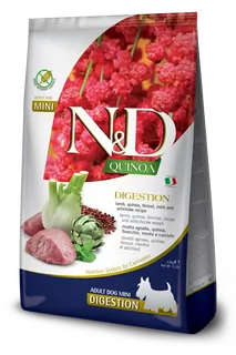 Farmina N&D dog QUINOA (GF) adult mini, digestion, lamb 2,5 kg