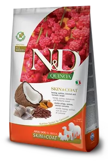 Farmina N&D dog QUINOA (GF) adult all breed, skin & coat, herring 2,5 kg