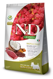 Farmina N&D dog QUINOA (GF) adult mini, skin & coat, duck & coconut 0,8 kg