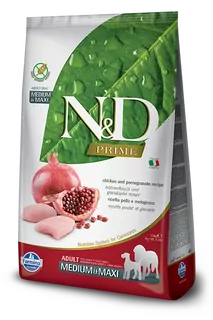 Farmina N&D dog PRIME (GF) adult medium & maxi, chicken & pomegranate 12 kg