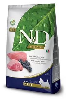 Farmina N&D dog PRIME (GF) adult mini, lamb & blueberry 7 kg