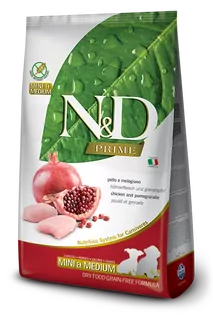 Farmina N&D dog PRIME (GF) puppy mini & medium, chicken & pomegranate 7 kg