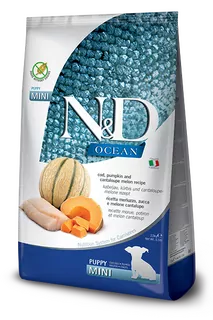 Farmina N&D dog OCEAN PUMPKIN (GF) puppy mini, cod & cantaloupe melon 2,5 kg