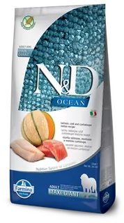 Farmina N&D dog OCEAN (GF) adult giant maxi, salmon, cod & cantaloupe melon 12 kg