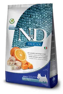 Farmina N&D dog OCEAN PUMPKIN (GF) adult mini, codfish & orange 0,8 kg