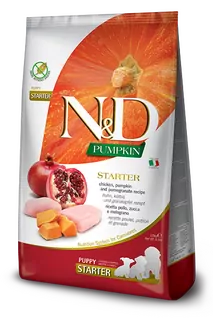 Farmina N&D dog PUMPKIN (GF) puppy starter all breeds, chicken & pomegranate 2,5 kg