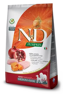 Farmina N&D dog PUMPKIN (GF) adult medium & maxi, chicken & pomegranate 12 kg