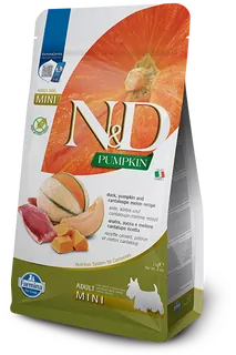 Farmina N&D dog PUMPKIN (GF) adult mini, duck & cantaluope 2 kg