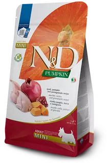 Farmina N&D dog PUMPKIN (GF) adult mini, quail & pomegranate 2 kg