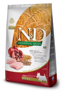 Farmina N&D dog AG adult mini, chicken, spelt, oats & pomegranate 2,5 kg