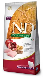 Farmina N&D dog AG adult giant maxi, chicken, spelt, oats & pomegranate 12 kg