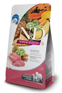 Farmina N&D dog TROPICAL SELECTION (AG) adult medium & maxi, pork 2 kg