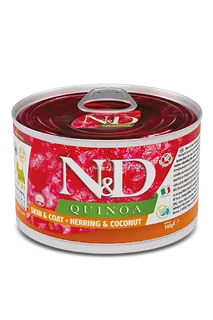Farmina N&D dog QUINOA herring & coconut konzerva 24x140g