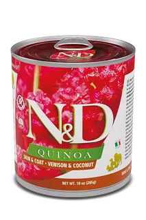 Farmina N&D dog QUINOA venison & coconut konzerva 285 g